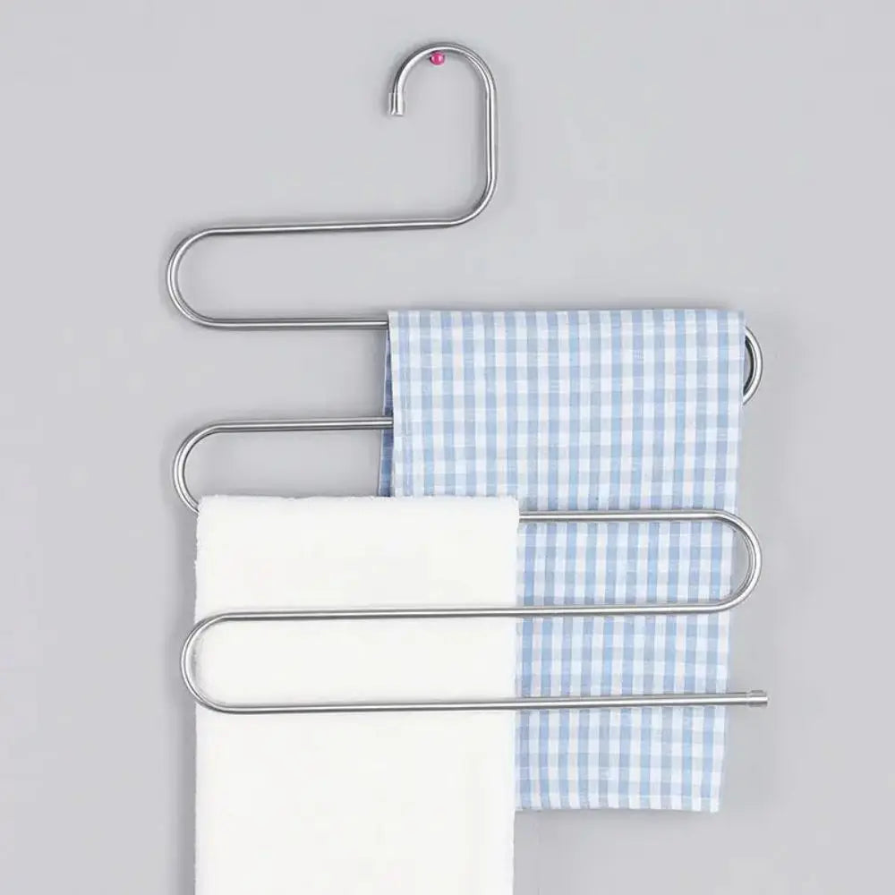 5-Tier Pants Organizer | Wardrobe Space Saver | OLAVIS