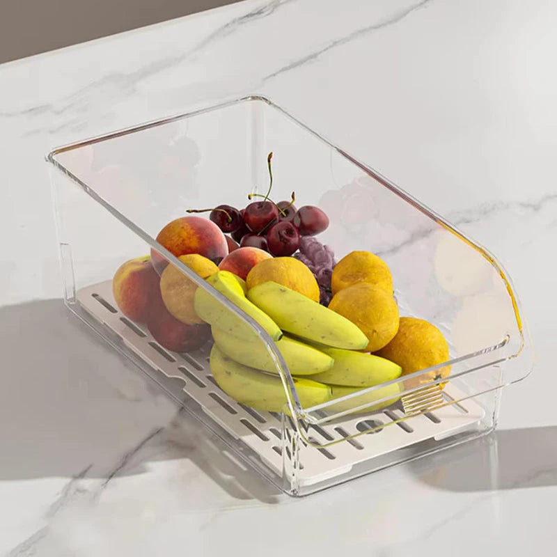 Organizator Extensibil pentru Frigider – Economisire Instant de Spațiu