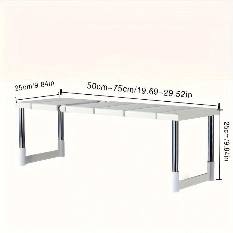 Adjustable Under-Sink Shelf - Smart Storage Solution