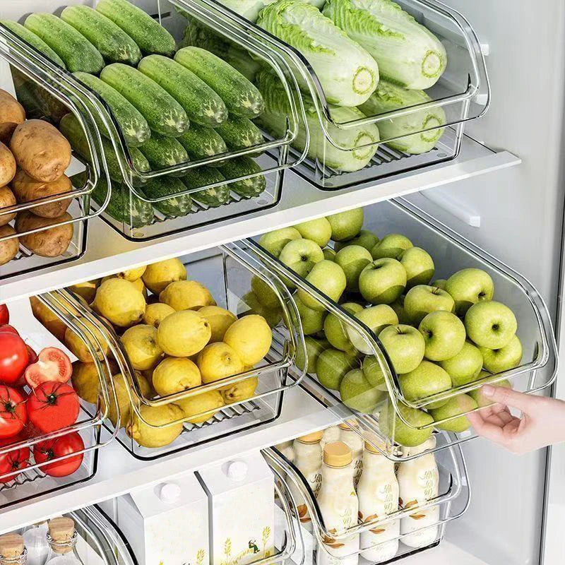 Organizator Extensibil pentru Frigider – Economisire Instant de Spațiu