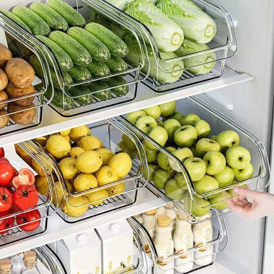 Organizator Extensibil pentru Frigider – Economisire Instant de Spațiu