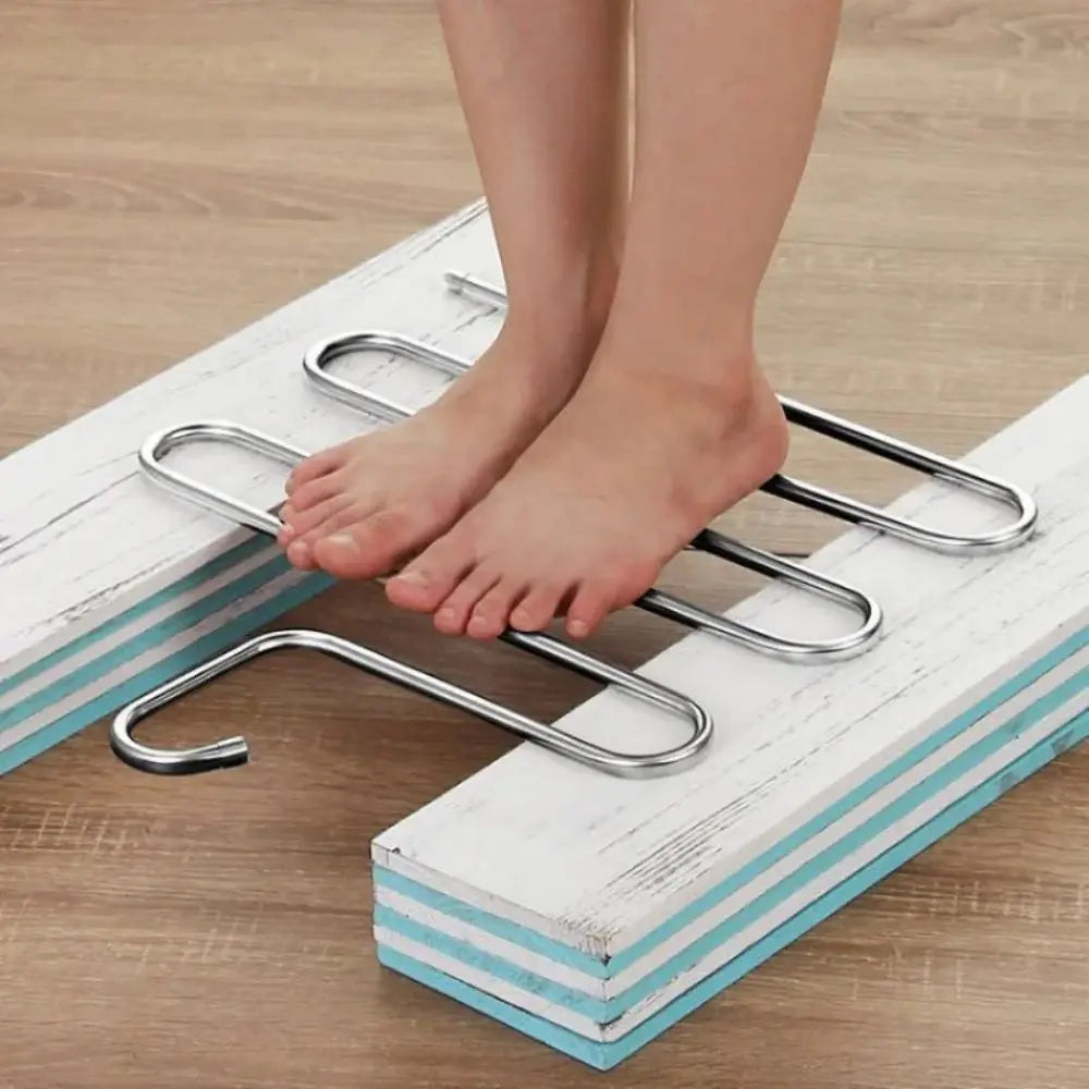 Organizator pentru Pantaloni pe 5 Niveluri | Economisire de Spațiu | OLAVIS
