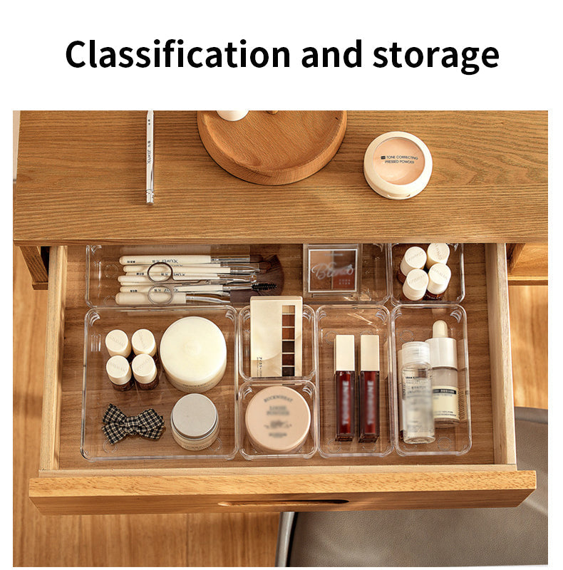 Organizator Acrilic Transparent pentru Sertare – Compartimente Modulare | OLAVIS