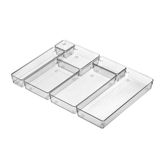 Organizator Acrilic Transparent pentru Sertare – Compartimente Modulare | OLAVIS